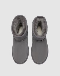EVERAU - Australian Shepherd Ugg Mini Classic Sheepskin Upper UGG Boots