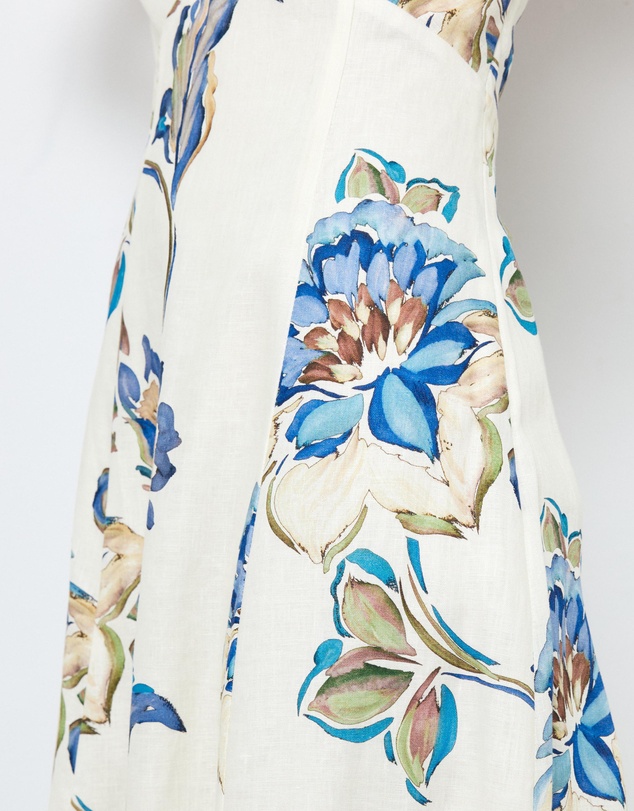 AERE - Mara Linen Halter Maxi Dress