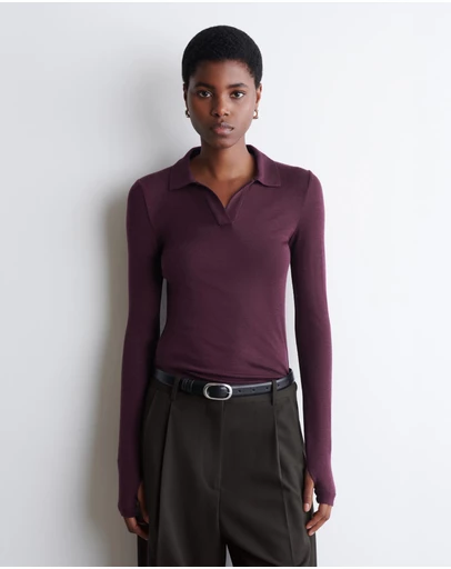 COS - Merino Wool Polo Shirt