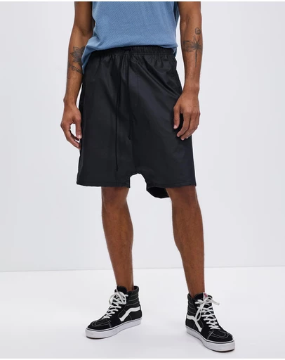 Surrounded By Ghosts - The Garnet Coated Canvas Drawstring Shorts