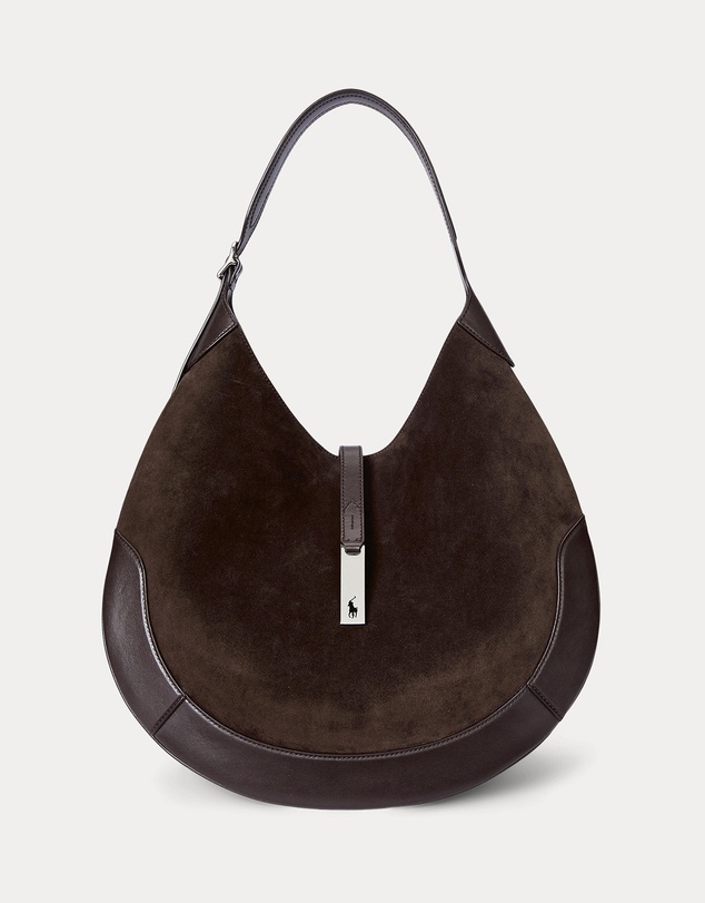 Polo Ralph Lauren - Polo ID Suede Large Shoulder Bag