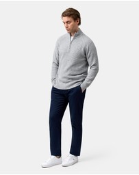 Brooksfield - Half Zipped Knit