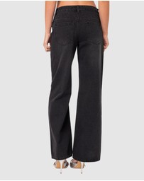 EDIKTED - Debbie Distressed Low Rise Jeans