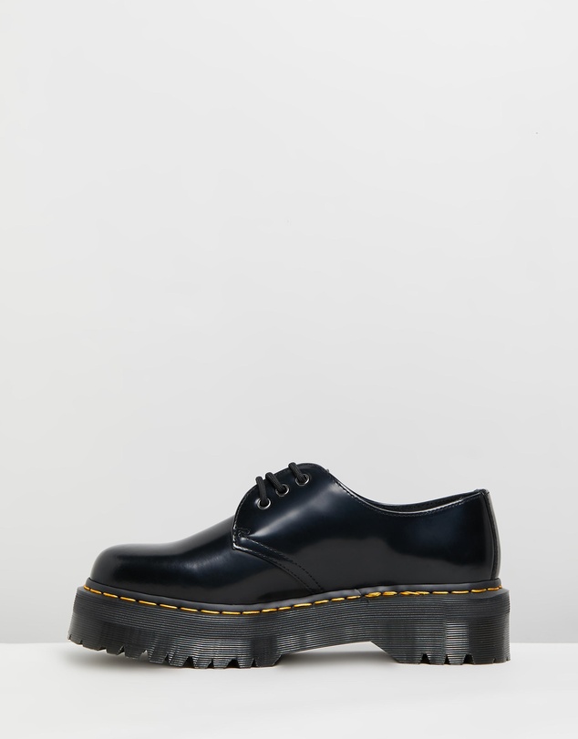 Dr Martens - Unisex 1461 Quad Polished Smooth Shoes