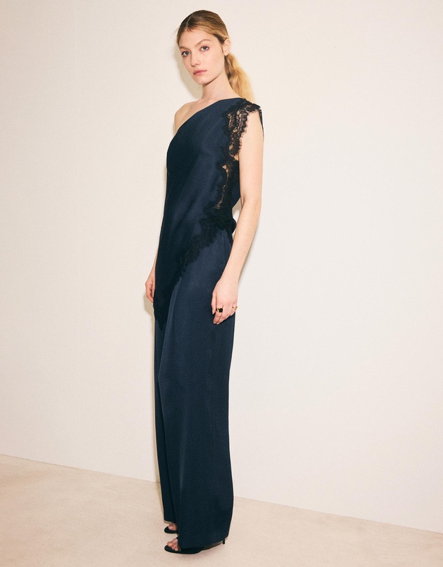 M.N.G - Asymmetric Lace Camisole Top