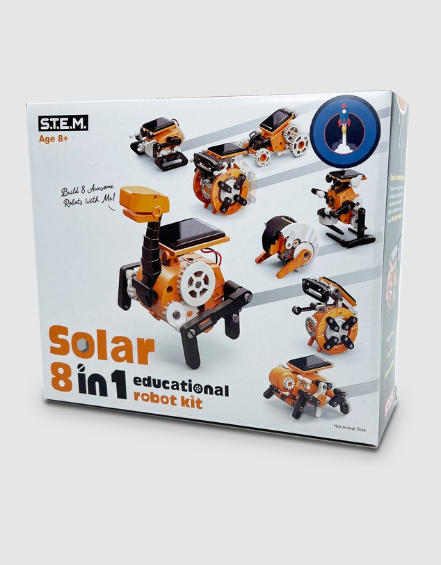JOHNCO - Johnco - 8 in 1 Solar Educational Robot Kit