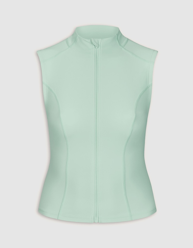 TALA - SkinLuxe Sleeveless Zip Through Running Top