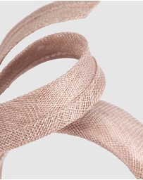 Max Alexander - Dusty Pink Sinamay Bow Racing Fascinator Headband