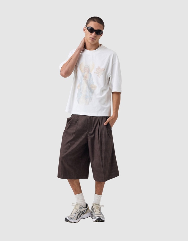 Zanerobe - Pinstripe Mega Short Choc Stripe