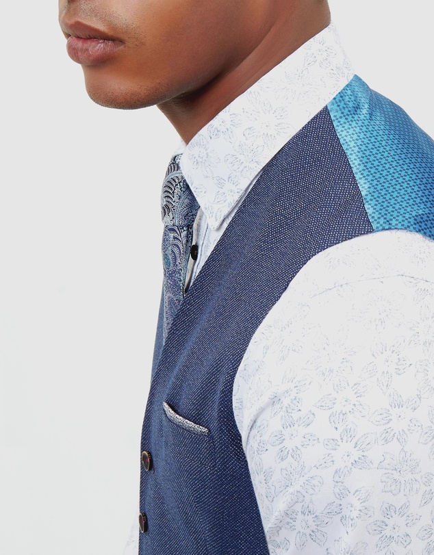 Ted Baker - Wingwai Semi Plain Waistcoat