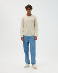 AERE - Easy Linen Blend LS Tee