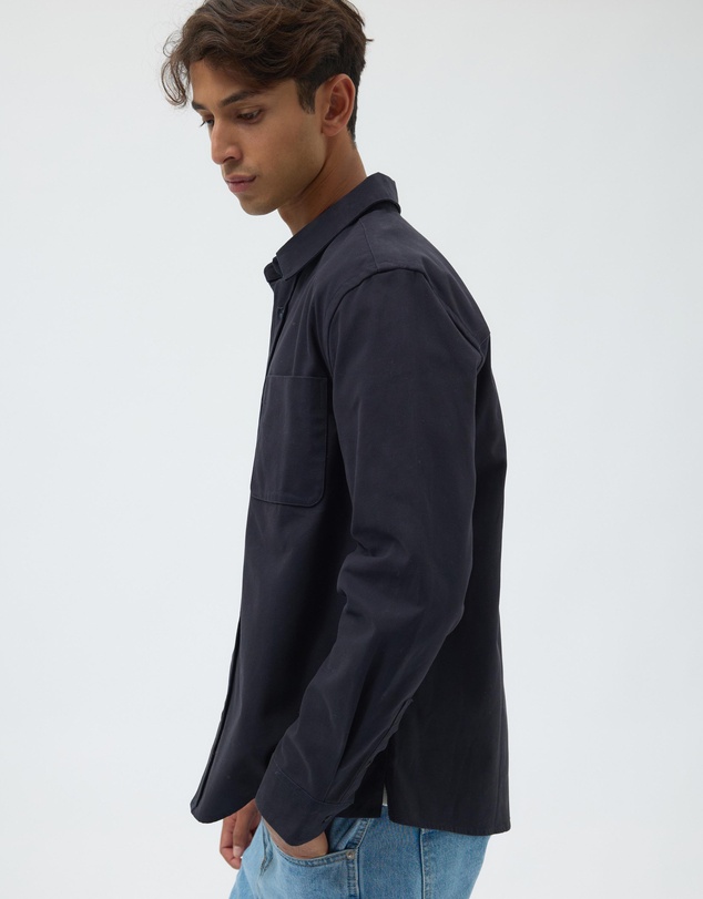 AERE - Brushed Cotton Overshirt