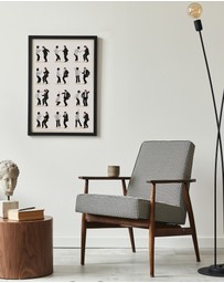 Olive et Oriel - Pulp Fiction Twist Dance II Art Print