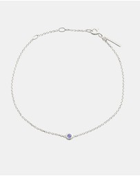 Kirstin Ash - Petite Birthstone Bracelet December Tanzanite