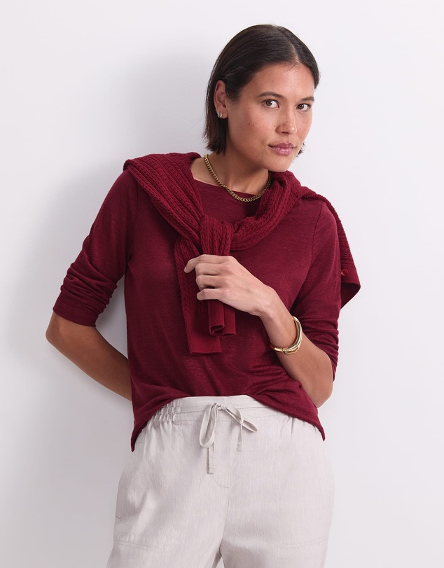 Sportscraft - Cecile Linen Top