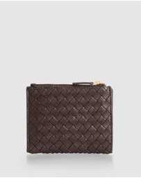 Evity - RFID Margo Leather Weave Wallet