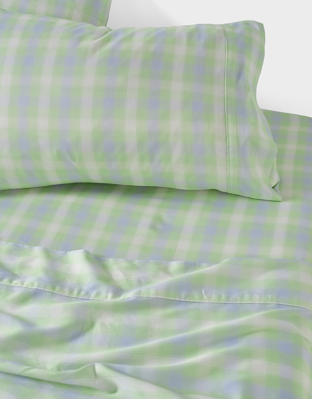 Linen House - Sunrise Check Sheet Set