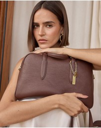VESTIRSI - Vera Mahogany Medium Bowler Bag
