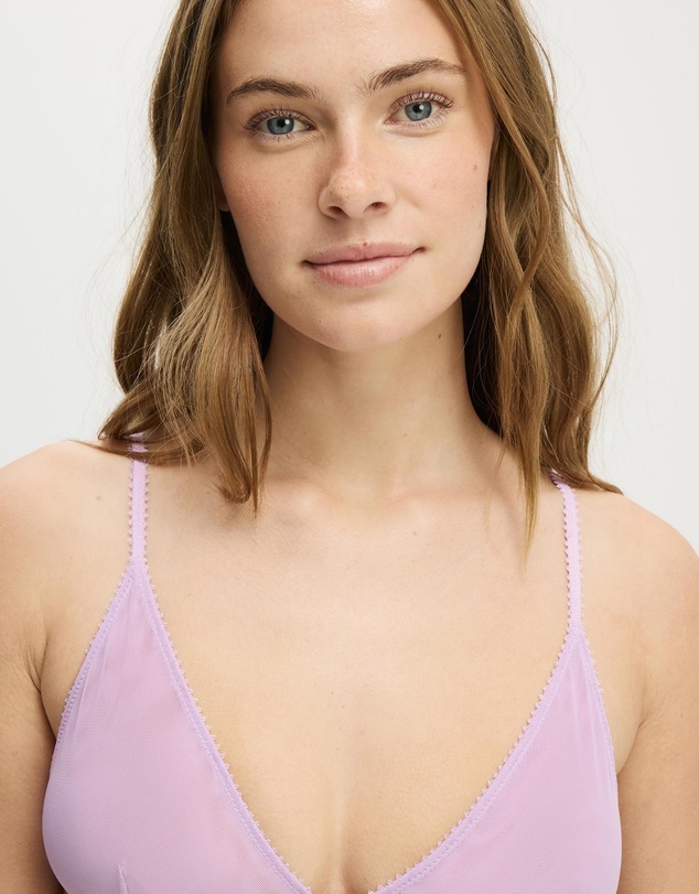 Cotton On Body - Maeve Mesh Triangle Bralette
