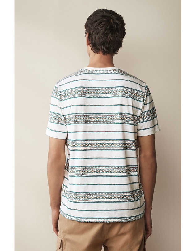 NEXT - Textured Stripe T-Shirt