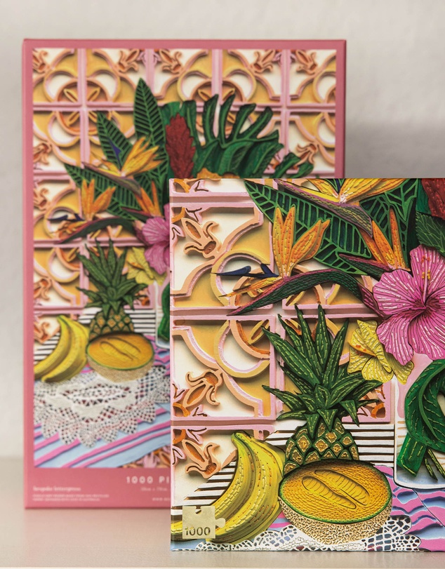 Bespoke Letterpress - Tropical Paradise 1000pc puzzle