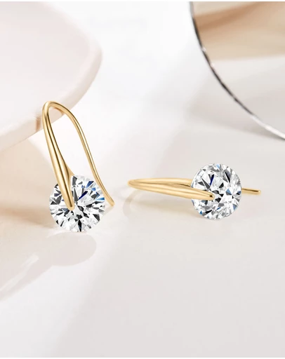 Mestige - Eclipse Earrings - 18K Gold Plated