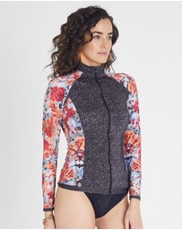 Aqua Blu Australia - Gardenia Hayley Rash Guard