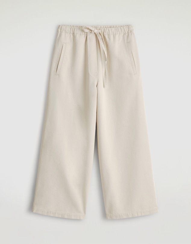 COS - Cropped Denim Wide-Leg Trousers