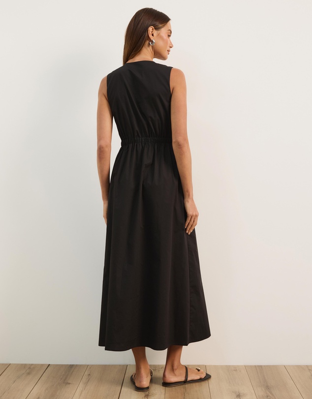 Atmos&Here - Ida Cotton Poplin Midi Dress