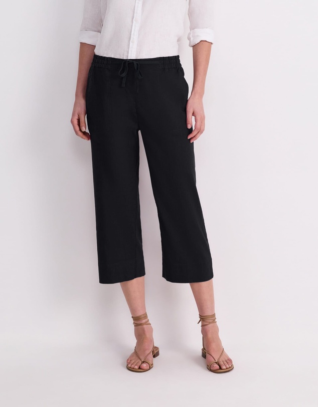 Sportscraft - Rosa Crop Linen Pant