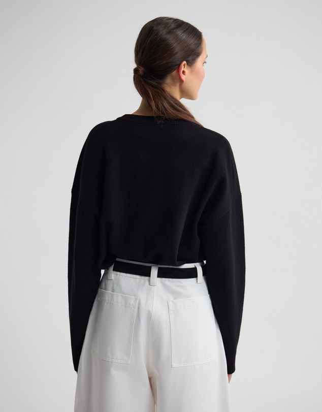 Oxford - Lexie Cotton Crew Neck Knit