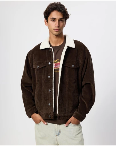 Thrills - Oversized Sherpa Wanderer Cord Jacket