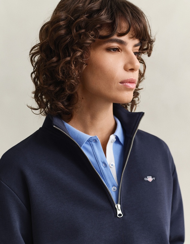 Gant - Shield Half Zip Sweatshirt