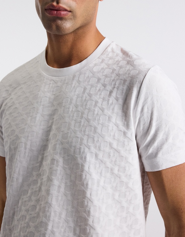 Calibre - Monogram Jacquard T-shirt White