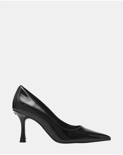 Steve Madden - Can-Do Black Patent Heels