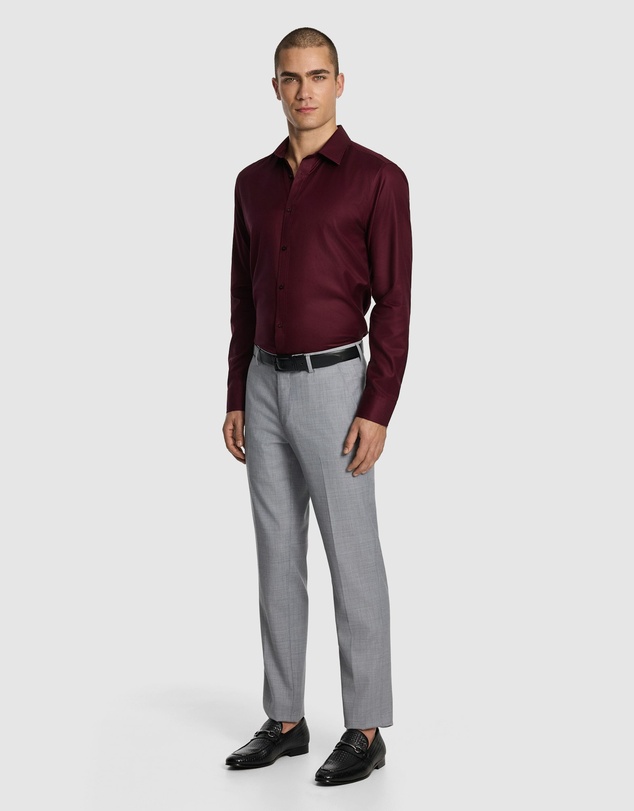yd. - Maximum Two Ply Cotton Premium Slim Dress Shirt