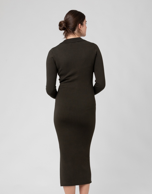 Ripe Maternity - Sammy Knit Polo Dress