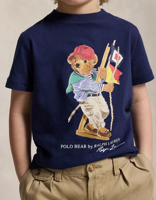 Polo Ralph Lauren - Polo Bear Cotton Jersey Tee - Kids