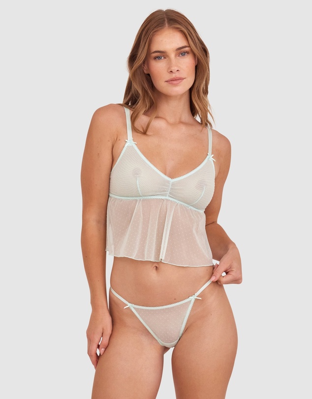 Bras N Things - Soft Spot String - Mint Green