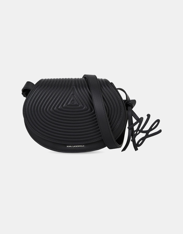 Karl Lagerfeld - K/Wellen Saddle Crossbody Bag