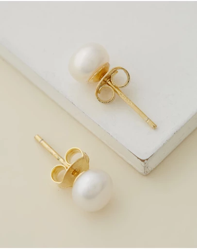 Moira Hughes - The White Label - Freshwater Pearl Studs