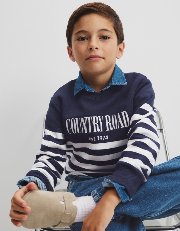 Country Road - Australian Cotton Relaxed Heritage Sweat