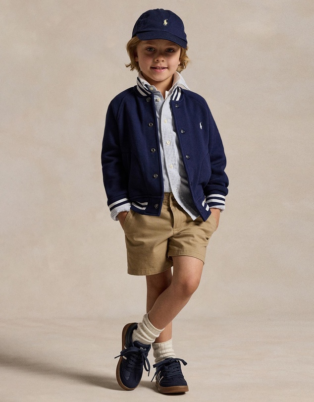 Polo Ralph Lauren - Fleece Baseball Jacket - Kids - The Iconic Exclusive