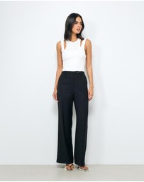 AERE - Lani Tab Waistband Pants