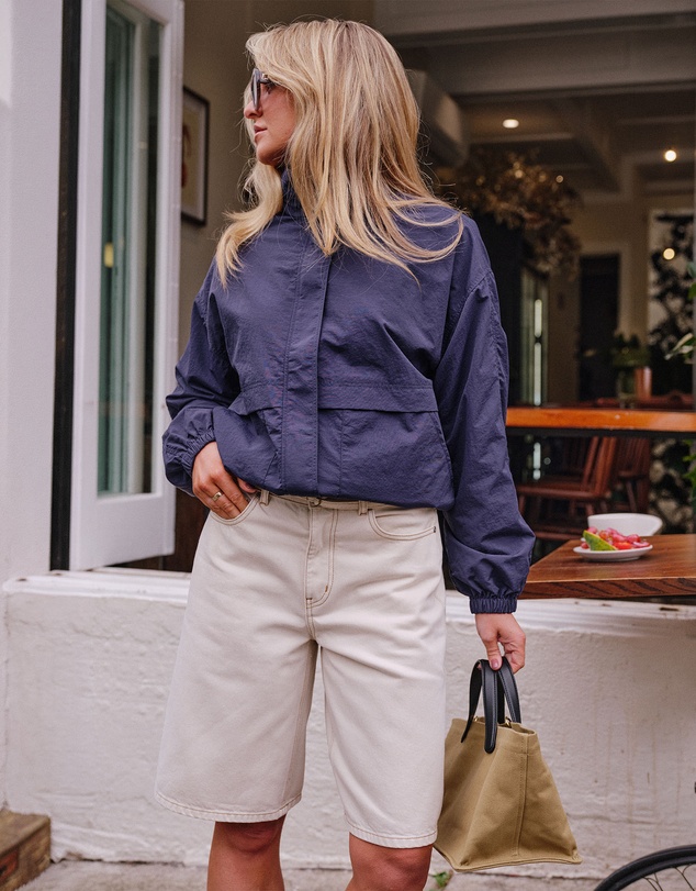 Ceres Life - Olive Belted Denim Short