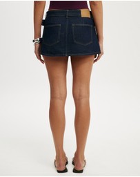 Cotton On - Pleated Micro Wrap Skirt