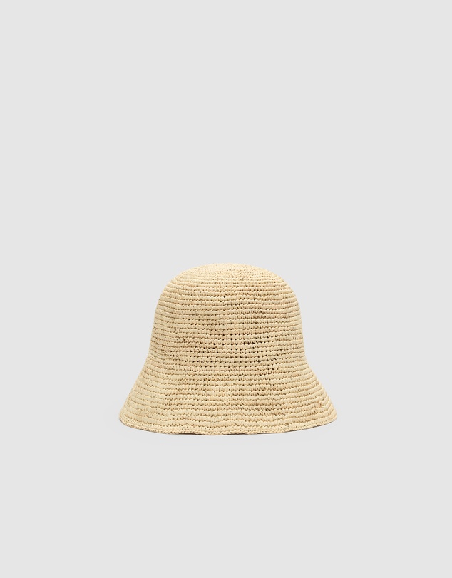 Seed Heritage - Short Brim Raffia Bucket Hat