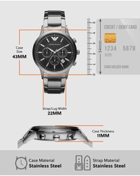 Emporio Armani - Brown Analogue Watch AR1982
