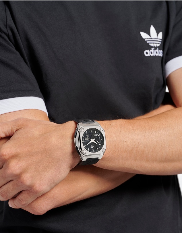 adidas Originals - City Tech One Black and Silver-Tone Watch