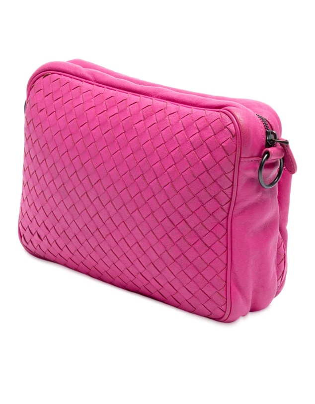 Pre-Loved by Azura Reborn - Pre-Loved Nappa Intrecciato Front Pocket Messenger Bag